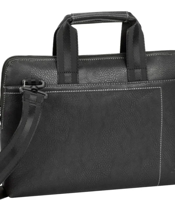 Rivacase Orly 8920 Αδιάβροχη Τσάντα Ώμου / Χειρός για Laptop 13.3" σε Μαύρο χρώμα 8920(PU)BLACK