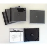 HAMA CD Box για 1 Δίσκο με Διάφανη Πρόσοψη σε Μαύρο Χρώμα 5τμχ 44744 - Image 3