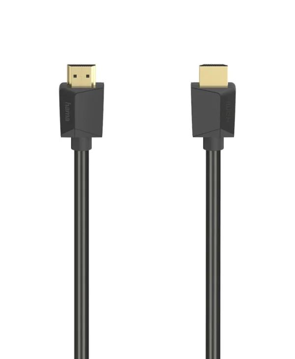 HAMA High Speed HDMI 1.4 High Speed 1080p 120Hz Braided Cable HDMI male - HDMI male 5m Μαύρο 205007