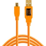 Tether Tools Regular USB 2.0 to micro USB Cable Πορτοκαλί 4.6m (CU5430ORG)