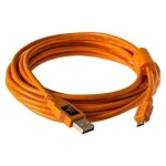 Tether Tools Regular USB 2.0 to micro USB Cable Πορτοκαλί 4.6m (CU5430ORG) - Image 3