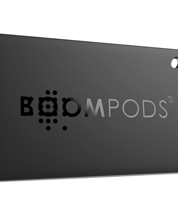 Boompods Boomcard Apple Find My Μαύρο Επαναφορτιζόμενο TACARD
