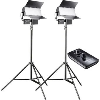 Walimex Sirius 160 D-LED Basic 2 Kit Φωτισμού Daylight 5600K 65W 1021042