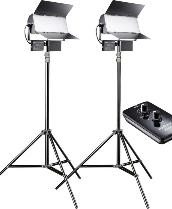 Walimex Sirius 160 D-LED Basic 2 Kit Φωτισμού Daylight 5600K 65W 1021042