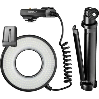 Walimex Macro LED Ring Light DSR 232 Kit Daylight 5800K 14W με Φωτεινότητα 1100 Lux 1020951
