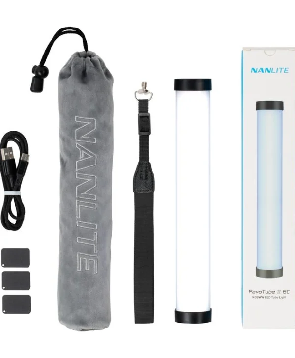 Nanlite Pavo Tube II 6C Mini Colour Effekt LED Light 2700 - 7500K 6W 3708