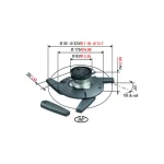 Vogel's Βάση Projector Οροφής με Μέγιστο Φορτίο 10kg Ασημί 8027454 - Image 3