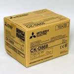 Mitsubishi Electric CK-D868 Γνήσια Μελανοταινία & Χαρτί για CP-D90DW-P/CP-D80DW 2τμχ 485085