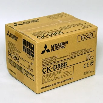 Mitsubishi Electric CK-D868 Γνήσια Μελανοταινία & Χαρτί για CP-D90DW-P/CP-D80DW 2τμχ 485085