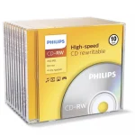 Philips Επανεγγράψιμα CD-RW 12x 700MB 10τμχ CW7D2NJ10/00 - Image 4