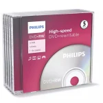 Philips Επανεγγράψιμα DVD+RW 4x 4.7GB 5τμχ DW4S4J05F/10 - Image 3