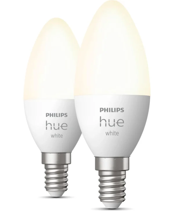 Philips Smart Λάμπες LED 5.5W για Ντουί E14 Θερμό Λευκό 470lm Dimmable 2τμχ 929003021102