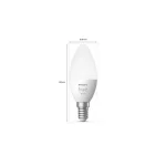 Philips Smart Λάμπες LED 5.5W για Ντουί E14 Θερμό Λευκό 470lm Dimmable 2τμχ 929003021102 - Image 4