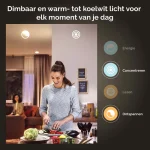 Philips Smart Λάμπες LED 5.5W για Ντουί E14 Θερμό Λευκό 470lm Dimmable 2τμχ 929003021102 - Image 10