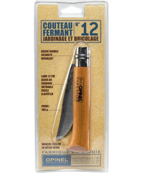 Opinel No.12 Σουγιάς Καφέ 001256