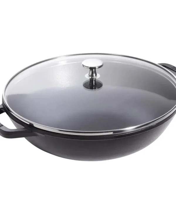Staub Τηγάνι από Μαντέμι με Καπάκι με Κεραμική Επίστρωση 30cm 1004706