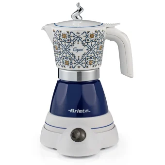 Ariete Moka Ηλεκτρικό Μπρίκι Espresso 400W Μπλε 1358CA