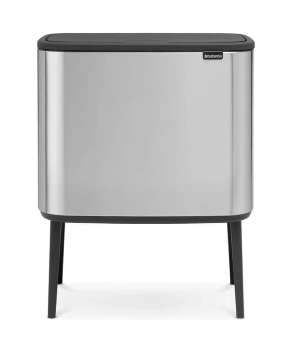 Brabantia Bo Κάδος Απορριμμάτων από Ανοξείδωτο Ατσάλι Steel Matt 36lt 315848