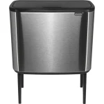 Brabantia Bo Κάδος Απορριμμάτων από Ανοξείδωτο Ατσάλι Steel Matt 36lt 315848 - Image 4
