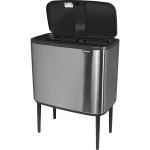 Brabantia Bo Κάδος Απορριμμάτων από Ανοξείδωτο Ατσάλι Steel Matt 36lt 315848 - Image 6