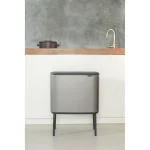Brabantia Bo Κάδος Απορριμμάτων Platinum 34lt 316142 - Image 4