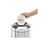 Brabantia Flame Guard Κάδος Απορριμμάτων από Ανοξείδωτο Ατσάλι Matt Steel 30lt 37 86 21 - Image 4
