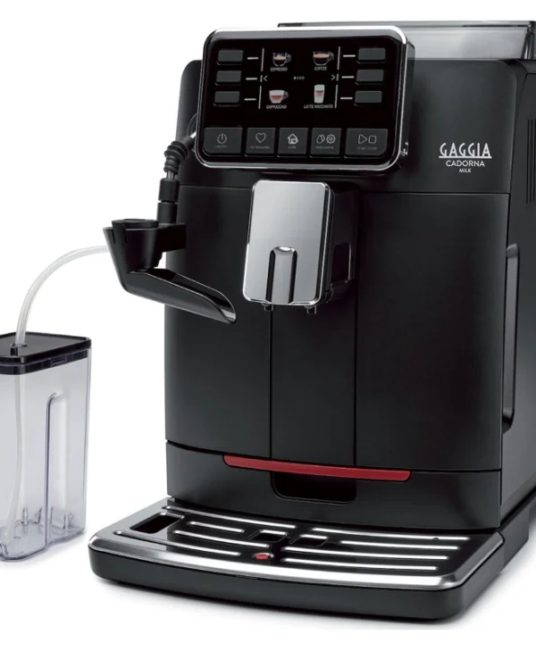 Gaggia Cadorna Milk Αυτόματη Μηχανή Espresso 1900W Πίεσης 15bar για Cappuccino με Μύλο Άλεσης Μαύρη RI9603/01 Cadorna Milk