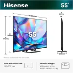 Hisense Smart Τηλεόραση 55" 4K UHD LED 55A7DS HDR (2026) 20018454 - Image 3