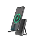 Energenie Magnetic Stand MagSafe Power Bank 10000mAh 15W Power Delivery Μαύρο PB10-WPC15MS-01 - Image 3