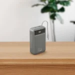 Energenie Fast Power Bank 20000mAh 65W με Θύρα USB-A και Θύρα USB-C Power Delivery / Quick Charge 3.0 Μαύρο PB20-PD65-LCD-01 - Image 3