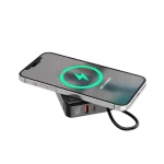 Energenie Fast Power Bank 10000mAh 20W με Θύρα USB-A και Θύρα USB-C Power Delivery Μαύρο PB10-WPC15-LCD-01 - Image 5