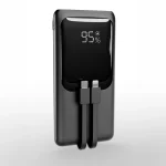 Energenie Power Bank 10000mAh 20W με Θύρα USB-A και Θύρα USB-C Power Delivery / Quick Charge 3.0 Μαύρο PB10-PD20-LCD-01
