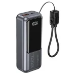 Energenie Compact Power Bank 10000mAh 20W με Θύρα USB-A και Θύρα USB-C Power Delivery / Quick Charge 3.0 Γκρι PB10-PD20-LCD-02