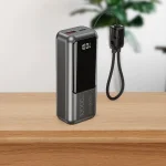 Energenie Compact Power Bank 10000mAh 20W με Θύρα USB-A και Θύρα USB-C Power Delivery / Quick Charge 3.0 Γκρι PB10-PD20-LCD-02 - Image 2