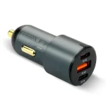 everActive Φορτιστής Αυτοκινήτου 60W με Θύρες: 1xUSB 2xType-C CC-40Q