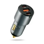 everActive Φορτιστής Αυτοκινήτου 60W με Θύρες: 1xUSB 2xType-C CC-40Q - Image 2