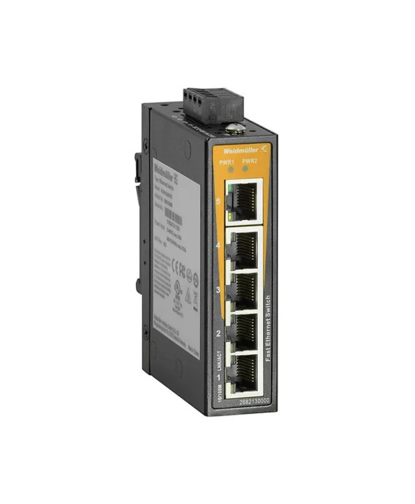 Weidmuller 2682130000 Unmanaged L2 Switch με 5 Θύρες Gigabit (1Gbps) Ethernet