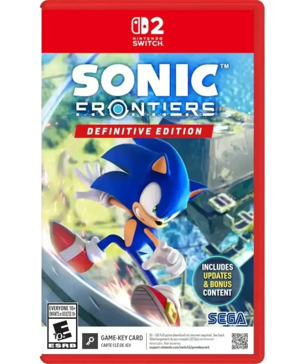 Sonic Frontiers Definitive Edition (Game-Key Card) Switch 2 Game POT-ABYBA-UXP