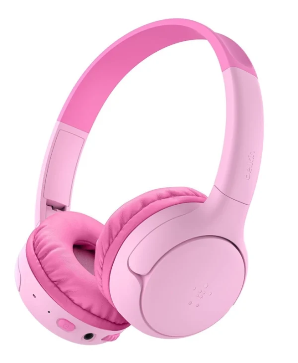 Belkin Soundform Mini 2 Ασύρματα / Ενσύρματα Παιδικά On Ear Ακουστικά Ροζ AUD012HQPKCS