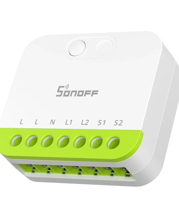 Sonoff MINI Duo 2 Smart Switch Dimmer 2 Καναλιών Wi-Fi & ZigBee 16A (με Ουδέτερο) MINI-ZB2GS