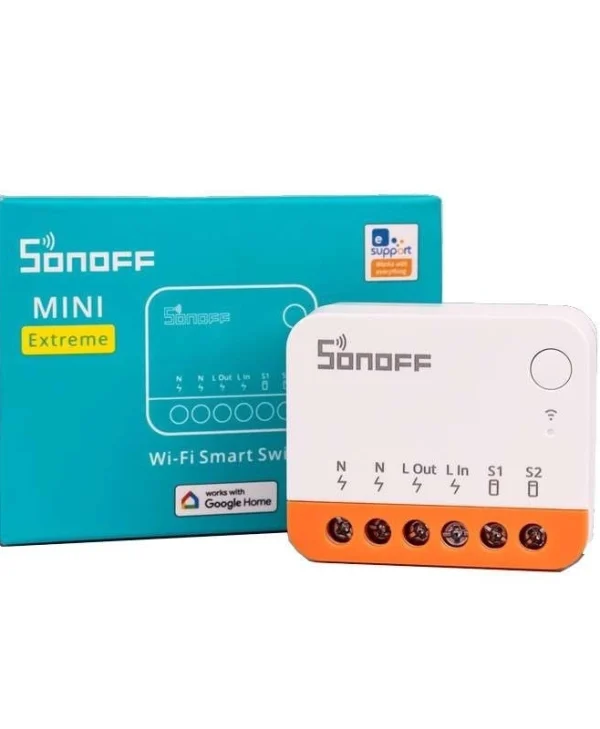 Sonoff MiniR4 Extreme Smart Switch Wi-Fi & Bluetooth 10A MINIR4