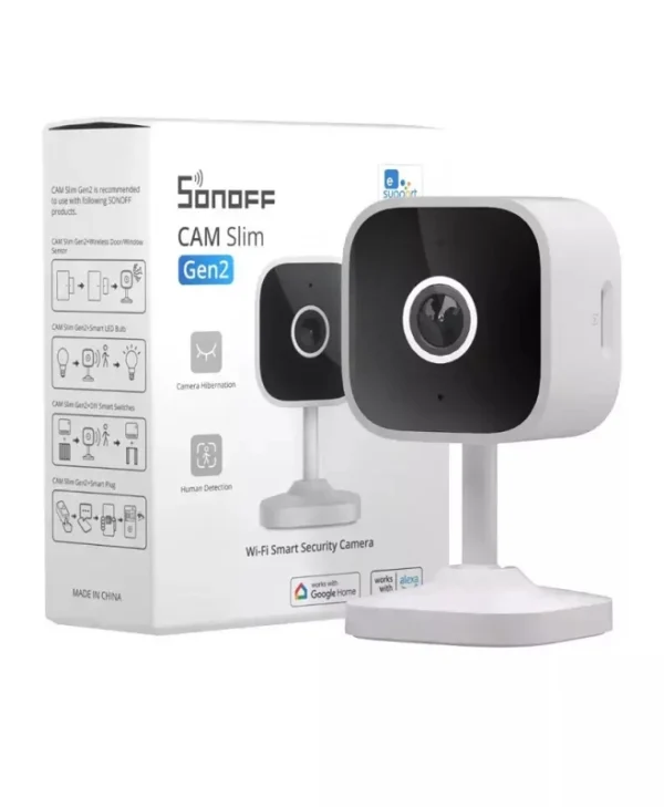 Sonoff CAM-S2 IP Κάμερα Παρακολούθησης Wi-Fi Full HD 1080p με Αμφίδρομη Επικοινωνία και Φακό 2.4mm