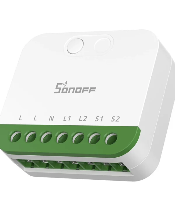 Sonoff MINI Duo Smart Switch 2 Καναλιών Wi-Fi & Bluetooth 16A (με Ουδέτερο) MINI-2GS