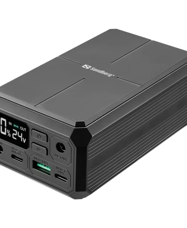 Sandberg Power Bank 27000mAh 100W με Θύρα USB-A και 2 Θύρες USB-C Power Delivery Μαύρο 421-13