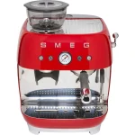 Smeg Μηχανή Espresso 1650W Πίεσης 15bar Κόκκινη EGF03RDEU