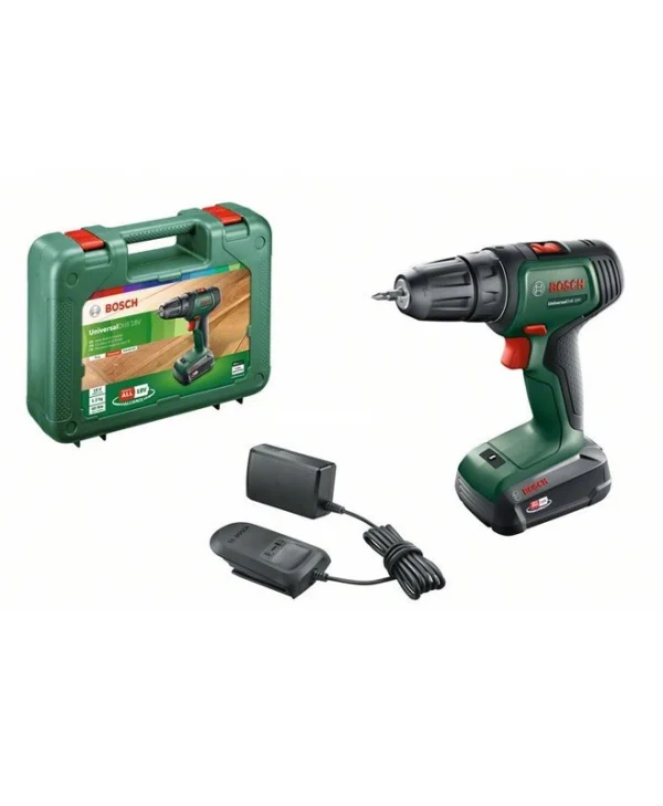 Bosch UniversalDrill Δραπανοκατσάβιδο Μπαταρίας 18V 1x2.5Ah 06039D4005