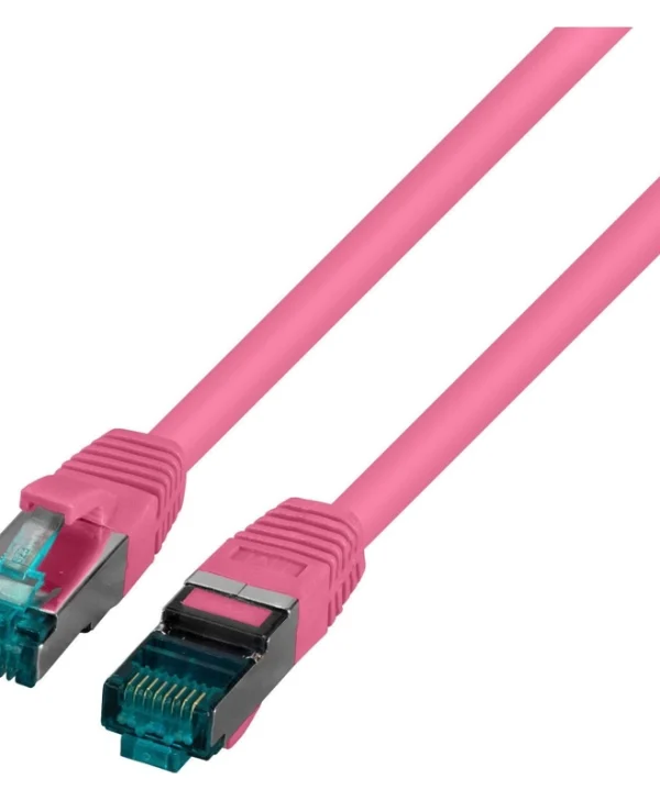 EFB S/FTP Cat.6a (Gigabit) Καλώδιο Δικτύου Ethernet 1.5m Μωβ MK6001.1,5MA