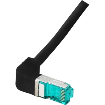 EFB S/FTP Cat.6a (Gigabit) Καλώδιο Δικτύου Ethernet 0.25m Μαύρο MK6001W.0,25B