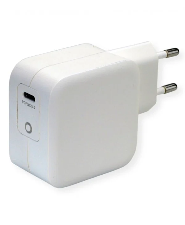 Roline Φορτιστής Χωρίς Καλώδιο με Θύρα USB-C 61W Power Delivery / Quick Charge 3.0 Λευκός (19.11.1018-10)