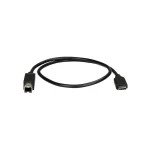 StarTech USB 2.0 Cable USB-C male - USB-B Μαύρο 0.5m USB2CB50CM - Image 3